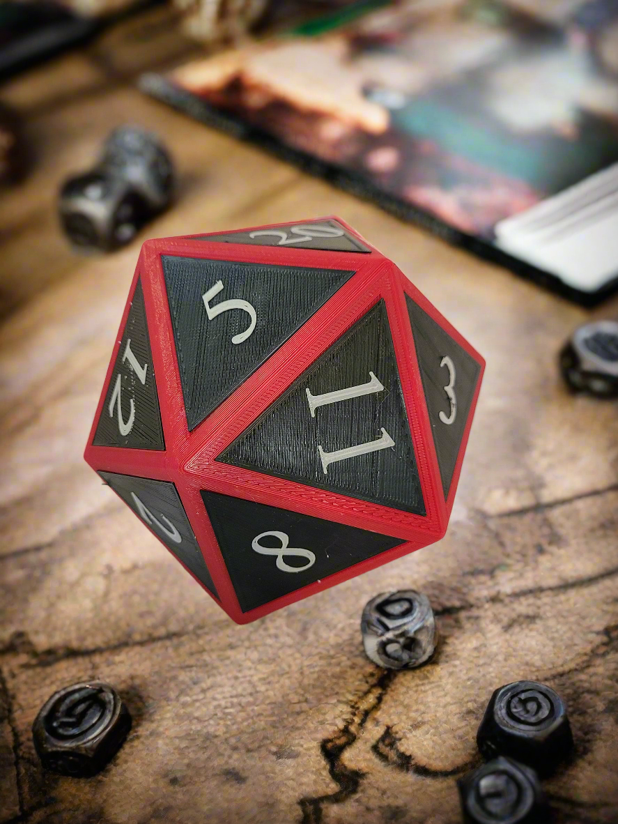 Giant Dice D20 10"-6" (250MM-150mm) dungeons and dragons dice set dnd