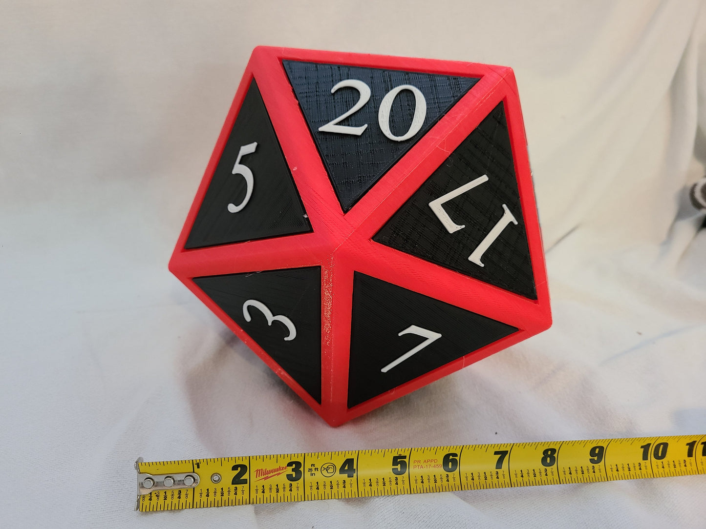 Giant Dice D20 10"-6" (250MM-150mm) dungeons and dragons dice set dnd