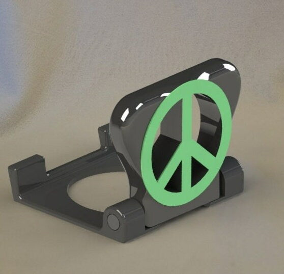 Reclaimed Plastic Phone Stand 3D Printed