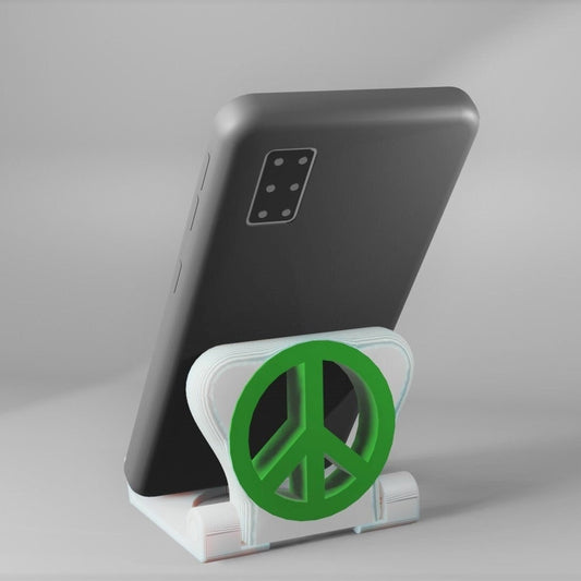 Reclaimed Plastic Phone Stand 3D Printed