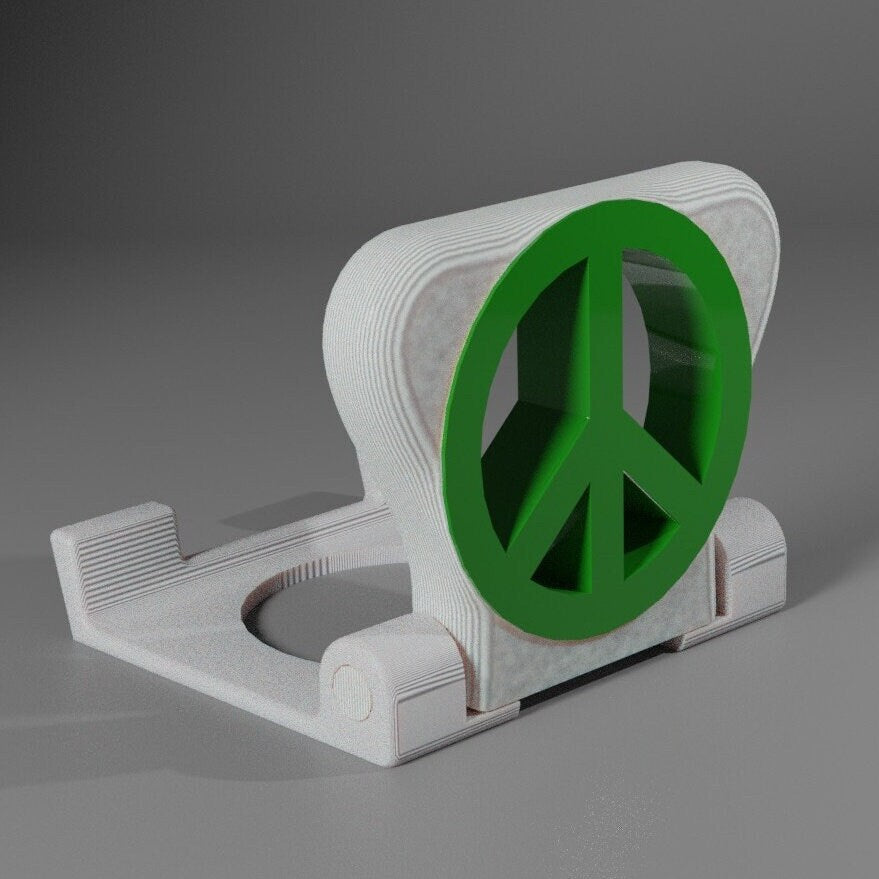 Reclaimed Plastic Phone Stand 3D Printed